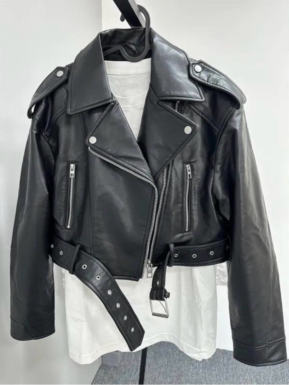 😍ASOS Black Biker Jacket